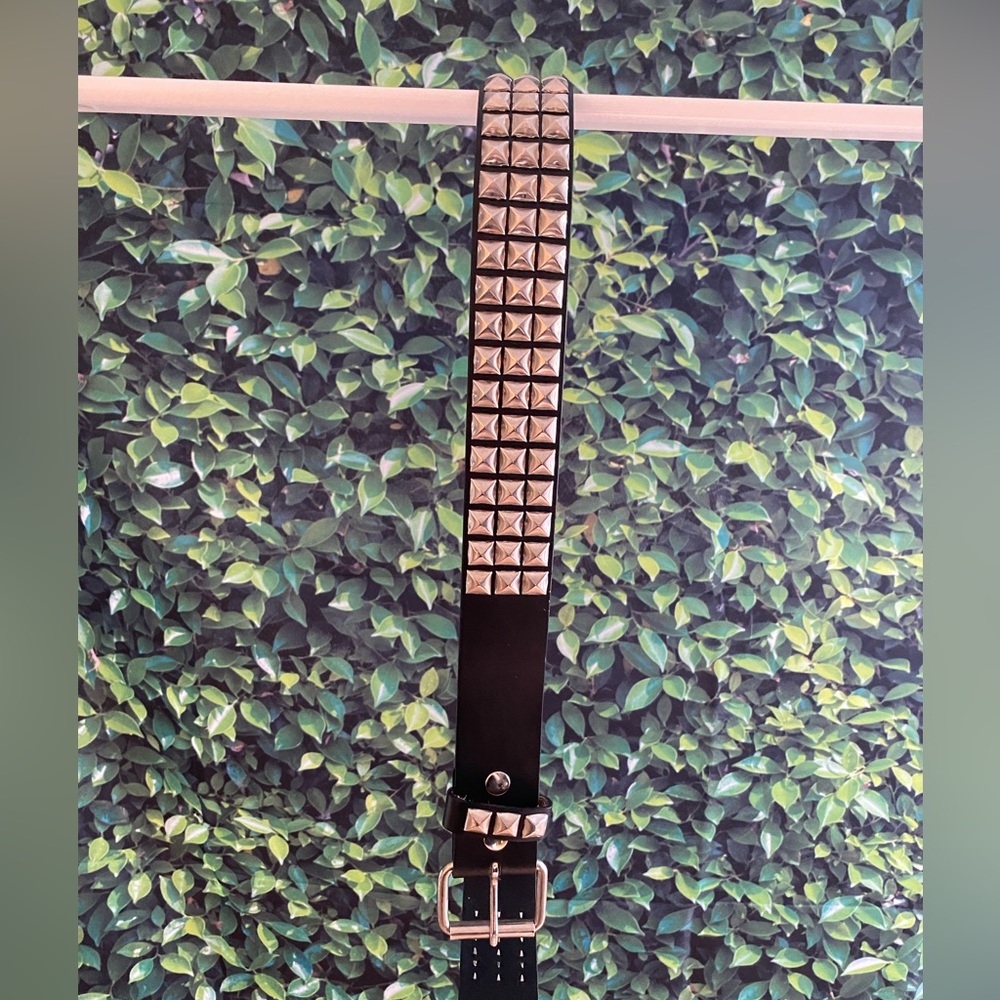 Studded Punk Rock Belt 32” Leather